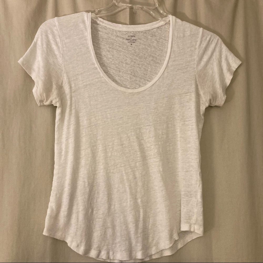 J. Crew Linen Tshirt